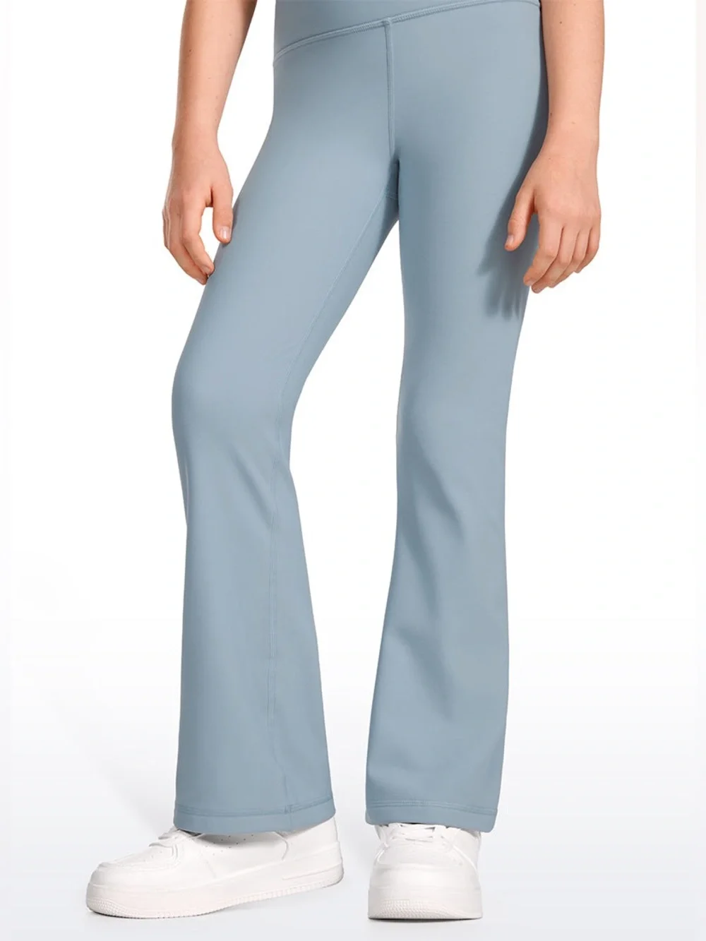 CRZ YOGA Thermal Fleece Lined Soft Girls Flare Leggings Bundle of 2- Sz L / 12yr